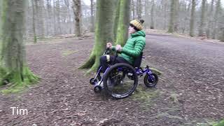 eTrike  new all terrain wheelchair from the Mountain Trike Company [upl. by Gujral]