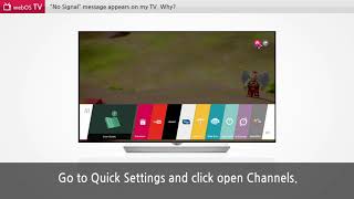 LG WebOS TV  Troubleshoot No Signal issues in your LG Smart TVs [upl. by Ikceb]