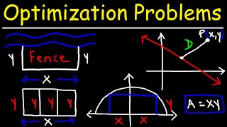 Optimization Problems  Calculus [upl. by Maxama]