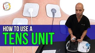 How To Use a TENS Unit Transcutaneous Electric Nerve Stimulation [upl. by Nylzzaj]