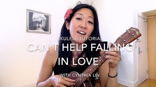 Cant Help Falling in Love  fingerpicking  Ukulele Tutorial [upl. by Kilam]