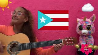 CANCIÓN INFANTIL SOBRE LA BANDERA DE PUERTO RICO  “MI BANDERA” [upl. by Gnus]