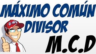 Máximo Común Divisor  MCD [upl. by Quick]