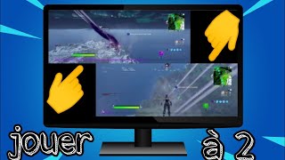 Tuto Comment jouer en ecran scinder sur fortnite [upl. by Melony]