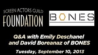 Conversations Emily Deschanel and David Boreanaz of BONES [upl. by Melantha]