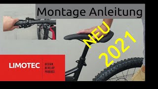 Montage Anleitung Limotec Dropperpost Sattelstütze A1  A3 mit remote Hebel RM05 [upl. by Nylyahs]