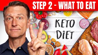 Dr Bergs Guide to Healthy Keto® Eating Step 2  What to Eat [upl. by Nylitak628]