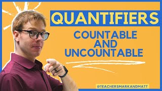 Quantifiers  Countable and Uncountable Nouns [upl. by Oiril]