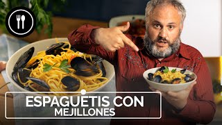 Espaguetis con MEJILLONES la receta del Jaime Oliver [upl. by Euh514]