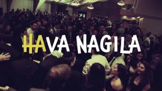 Hava Nagila Jewish celebration song  lyrics video [upl. by Ainet914]