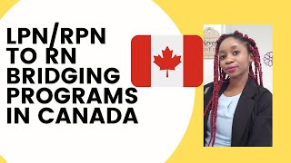 Lpn to Rn bridging program online Canada RPN to RN bridge program in Ontariobridge from rpn to rn [upl. by Ardeha]