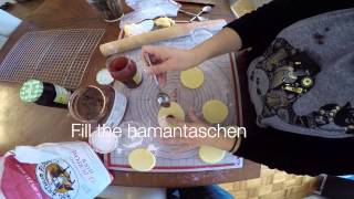 How to Make Hamantaschen 1minute video [upl. by Aiykan]