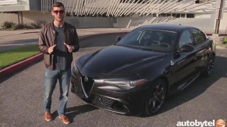 2017 Alfa Romeo Giulia Quadrifoglio Test Drive Video Review  505 HP Luxury Sedan [upl. by Misty]