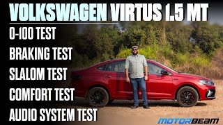 Volkswagen Virtus 15 MT GT Plus Manual  10 RealLife Tests [upl. by Rma4]