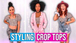 How To Wear Crop Tops 9 Different Ways Style 3 Way [upl. by Syl80]