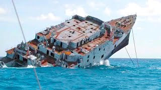 15 Sinking Ships Caught On Camera [upl. by Atsillak]