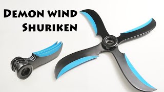 Design and 3D Printing a Spiral Demon wind Shuriken [upl. by Aivila]