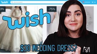 I Tried Wedding Dresses From Wish [upl. by Hsan19]