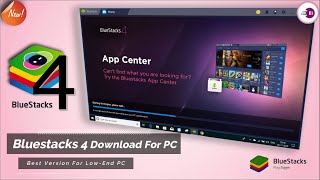 How to Download amp Install Bluestacks 4 Best Version For PUBG Mobile Free Fire [upl. by Knarf]