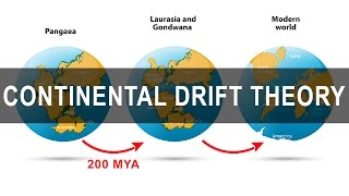 Continental Drift Theory  Alfred Wegener  Pangea  Gondwanaland [upl. by Odanref]