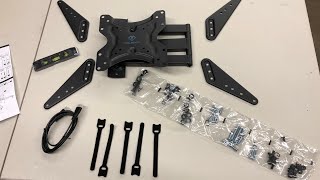 TV Wall mount unboxing and install Review [upl. by Asiral263]