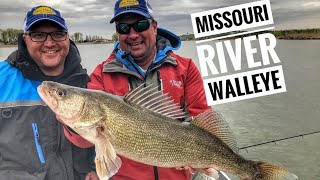 Spring Walleye Fishing on the Missouri River [upl. by Umberto]