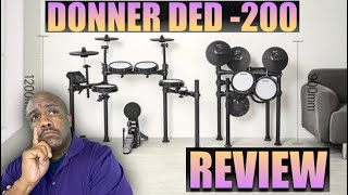 DONNER DED200  The Perfect Beginners Drum [upl. by Esalb]