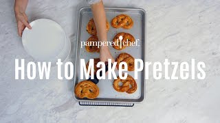 How to Make Pretzels  Pampered Chef [upl. by Lebaron]