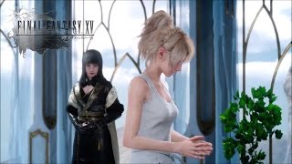 Gentiana And Lady Lunafreya Cut Scene Girl With The Power Final Fantasy XV [upl. by Sclater]