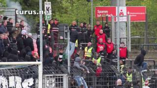 SV Babelsberg 03 vs FC Energie Cottbus Pyro und Platzsturm [upl. by Aicerg607]