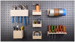 DIY Pegboard Tools Organizer  Better than French Cleats [upl. by Kate]