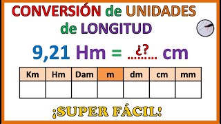 CONVERSIÓN de UNIDADES de LONGITUD  Muy fácil  2 [upl. by Aelem396]