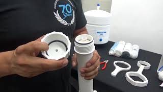 How To Replace A Reverse Osmosis Filter  10 easy steps [upl. by Hilde814]