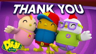 Thank You  Fun Family Song  Didi amp Friends Songs for Children [upl. by Conti]