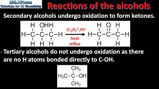 R329 Oxidation reactions of the alcohols [upl. by Judson401]