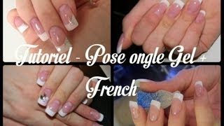 TUTORIEL  Pose Ongle Gel  French [upl. by Nuj]