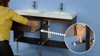 IKEA GODMORGON Double Sink Installation Instructions [upl. by Dolan]