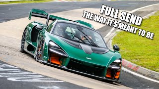 McLaren Senna FULL SEND on the Nürburgring  Onboard [upl. by Ragland]