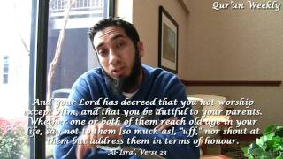 Respect Your Parents  Nouman Ali Khan Quran Weekly [upl. by Yarised]