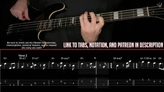 Steely Dan  Dirty Work Bass Line w tabs and standard notation [upl. by Corinne]