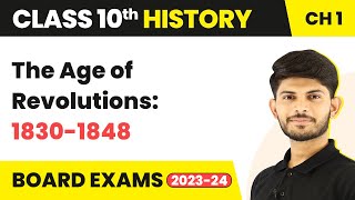 Class 10 History Ch 1  The Age of Revolutions18301848  The Rise of Nationalism in Europe 202223 [upl. by Iormina]