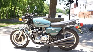 6 CYLINDER 1979 BENELLI 750 SEI [upl. by Payson820]