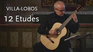 12 Etudes • VillaLobos • Andrzej Wilkus [upl. by Darrey]