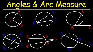 Circles Angle Measures Arcs Central amp Inscribed Angles Tangents Secants amp Chords  Geometry [upl. by Ailaht]