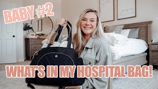 PACKING MY HOSPITAL BAG FOR BABY 2 [upl. by Laetitia]