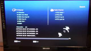 Amiko Mini Combo Receiver  Tune in UK Freesat Channels [upl. by Venus]