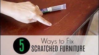 5 Easy Ways to Fix Scratched Furniture [upl. by Clay703]