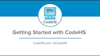 Getting Started with CodeHS [upl. by Olracnaig]