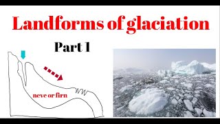 Geography Ch 6 Part 12 Landforms of glaciation [upl. by Julide]