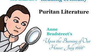 Actively Reading Puritan Literature  Anne Bradstreet [upl. by Kirven820]